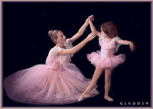 Ballet Teacher with Student.