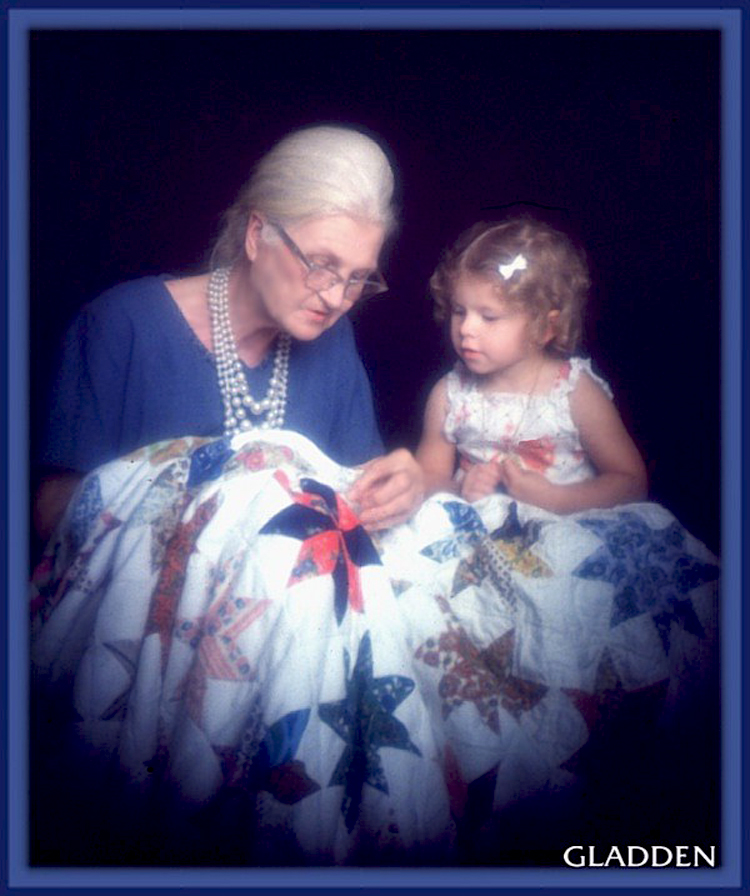 Grandmother with baby girl